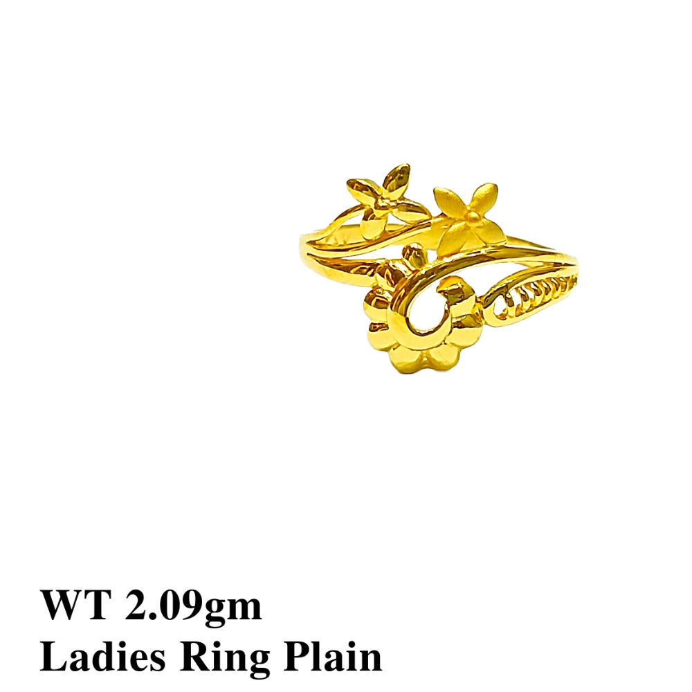 22K Ladies Ring Plain