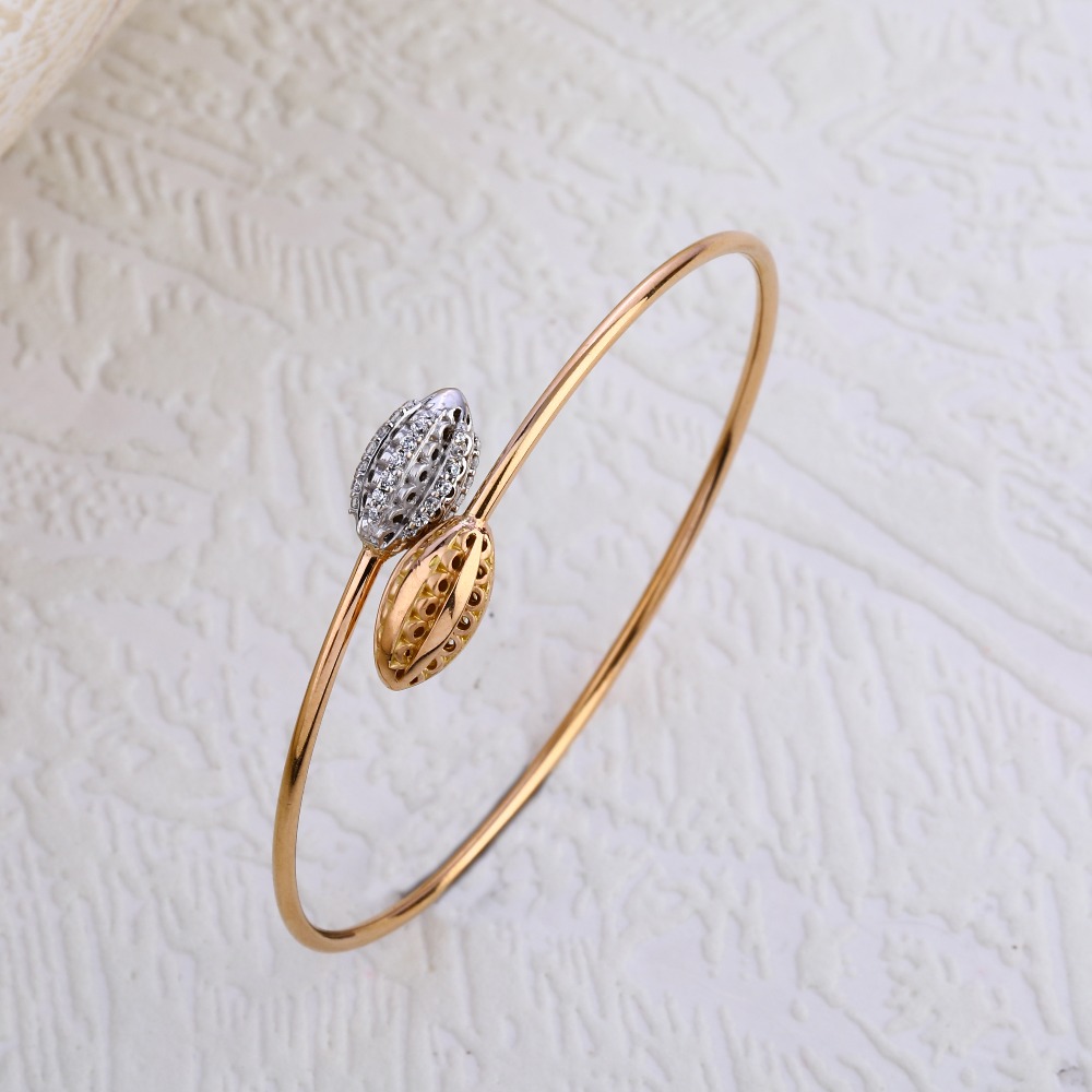 18KT Rose Gold Hallmark Exclusive  Kada Bracelet RLKB299
