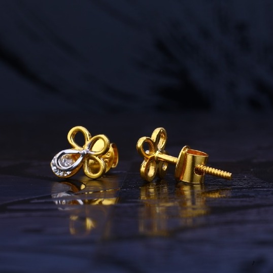 22 carat gold exclusive designer ladies earrings RH-LE908