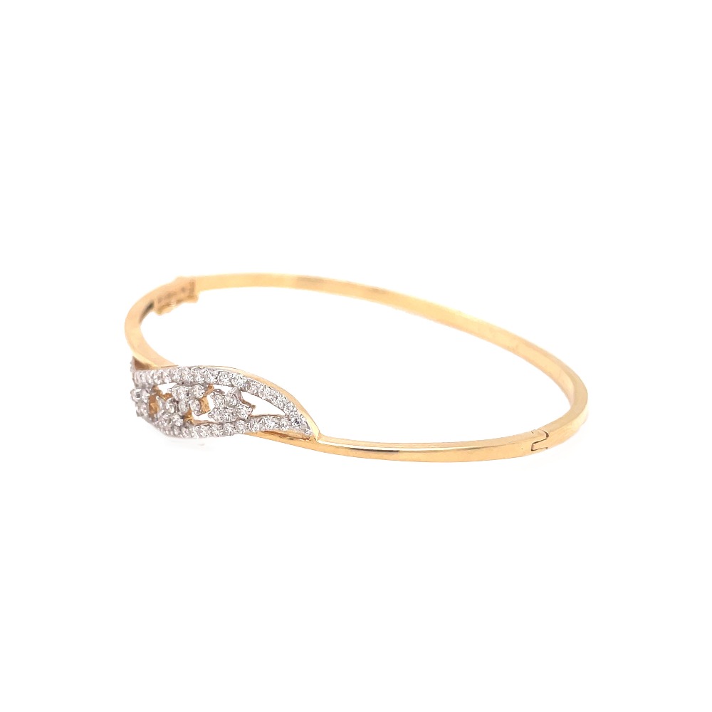 criss Cross studded diamond bracelet