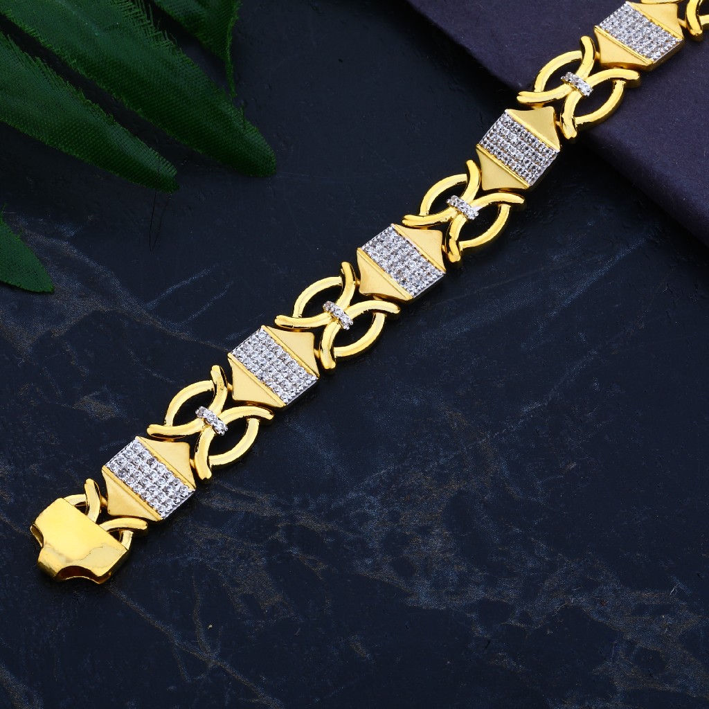 916 Gold Designer Stylish Bracelet MCB78