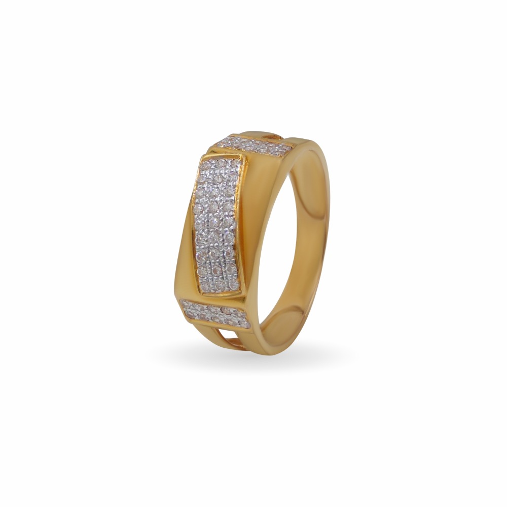 Men's Fancy Ring 22k Gold