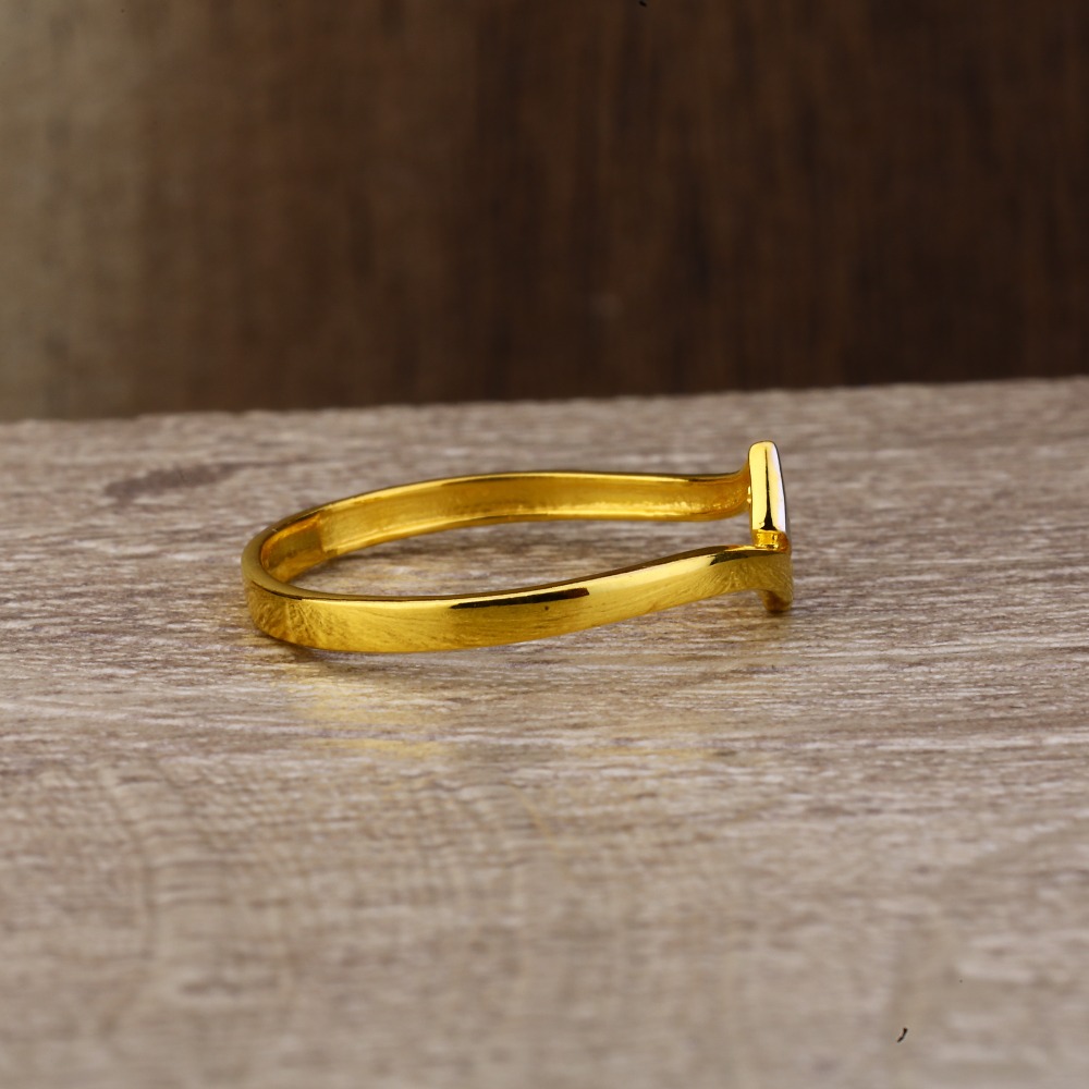 Ladies 22K Gold Delicate Ring -LPR112