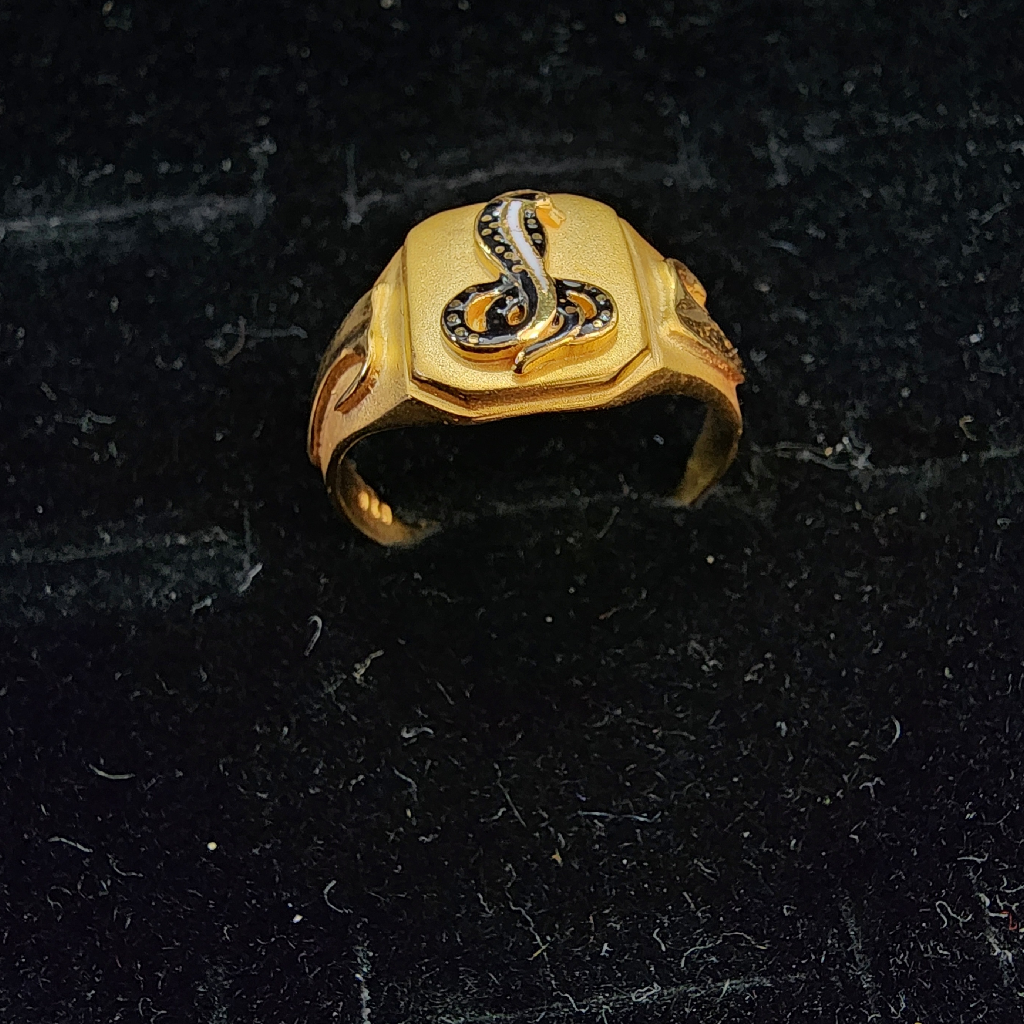 9l6 Gold Fancy Unique Casting Gents Ring