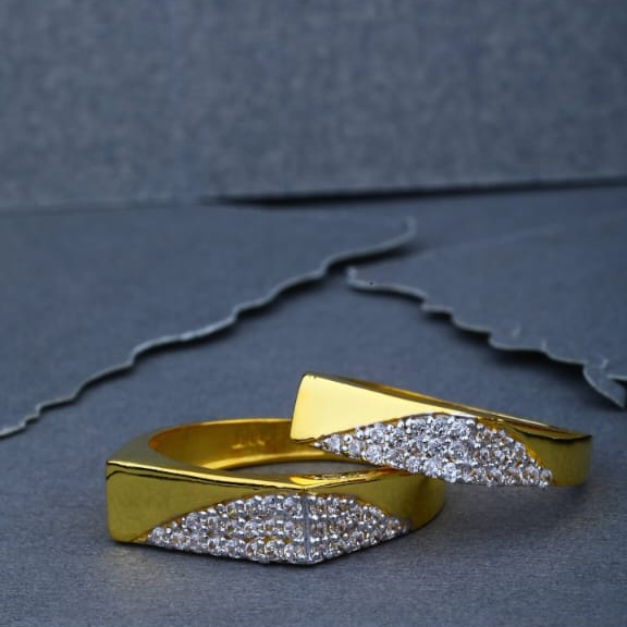 Nikayla Jewelry | Nikayla Precious Elegance Couple Ring Gold