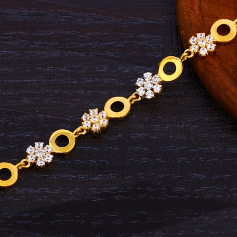 916 Gold Ladies Bracelet LB360