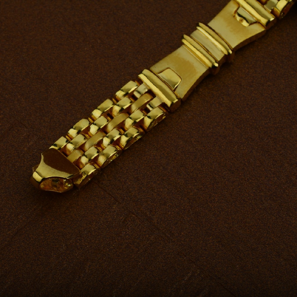 Mens 916 Fancy Gold Casting Daily Wear Cartier Bracelet-MCRB16