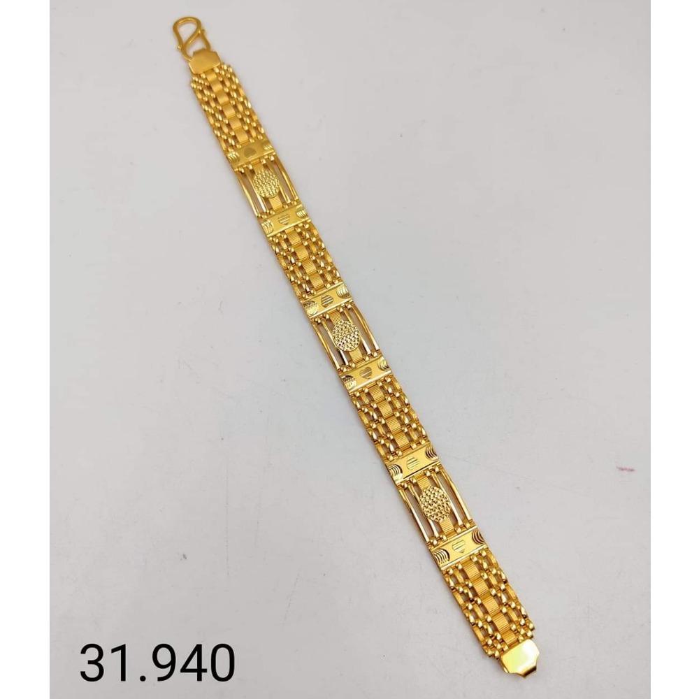22 carat gold gents bracelet RH-GB515