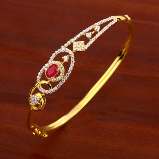22 carat gold ladies kada bracelet RH-KB750