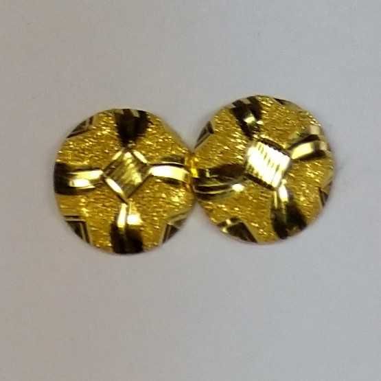 916 Gold Fancy Earrings Akm-er-152