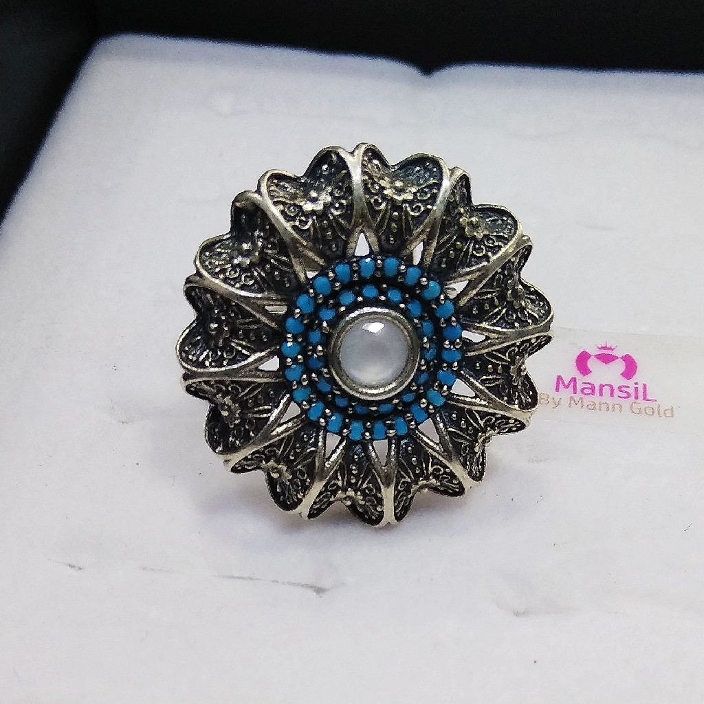 92.5 sterling silver designer antique ring ML-70