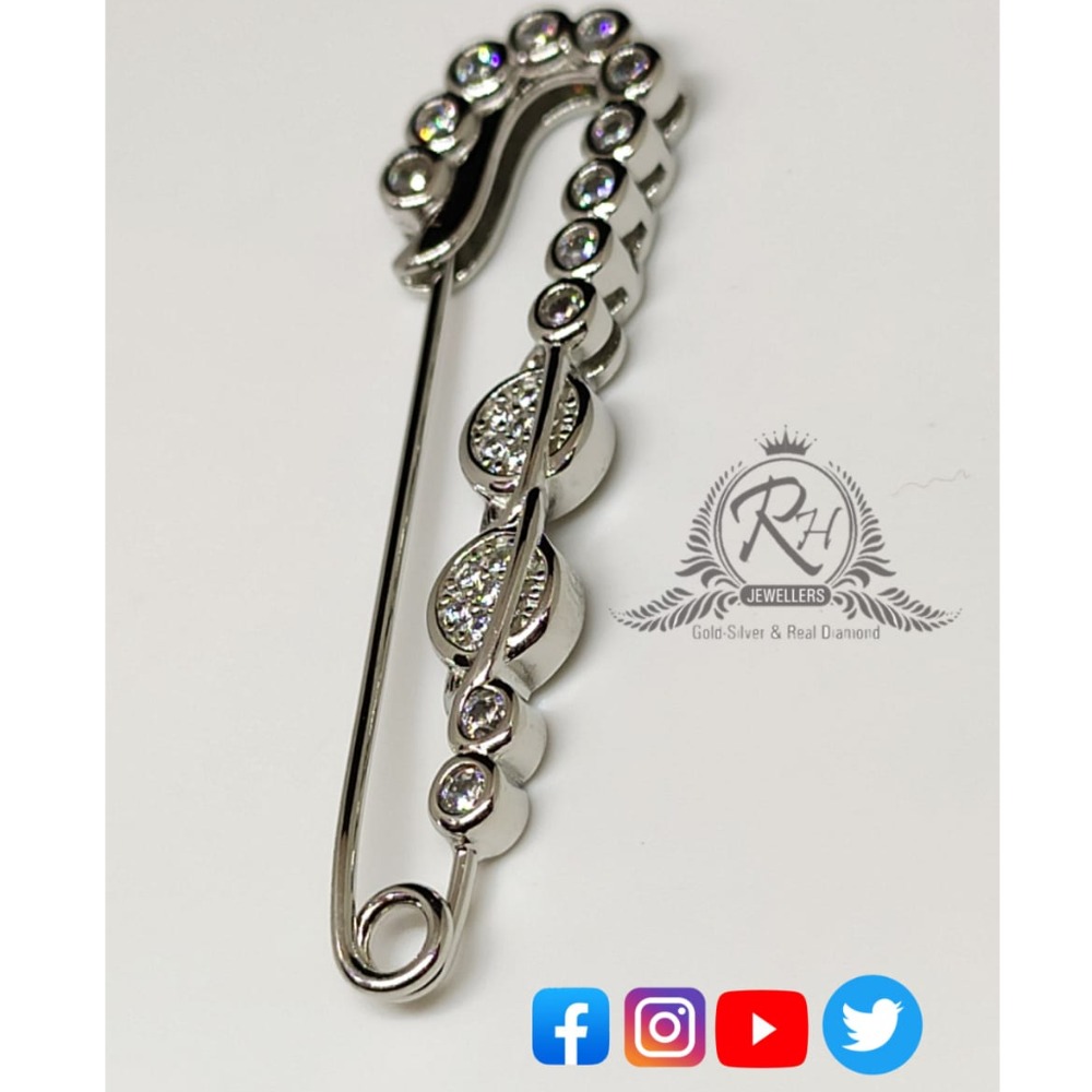 silver ladies brooch pin RH-LB307
