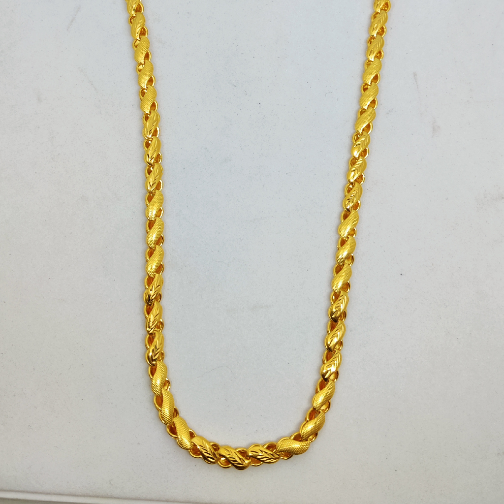 916 Gold Fancy Hollow Chain