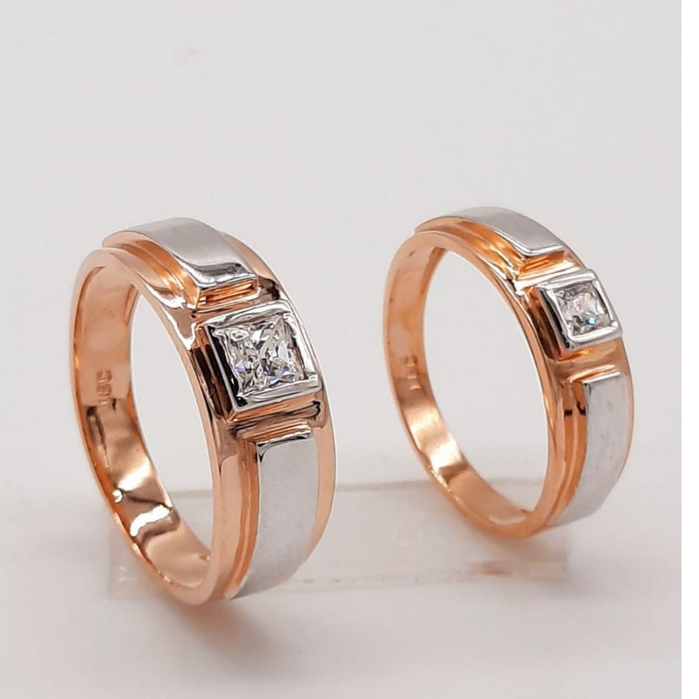18KT Rose Hallmark Exclusive Design Couple Ring 