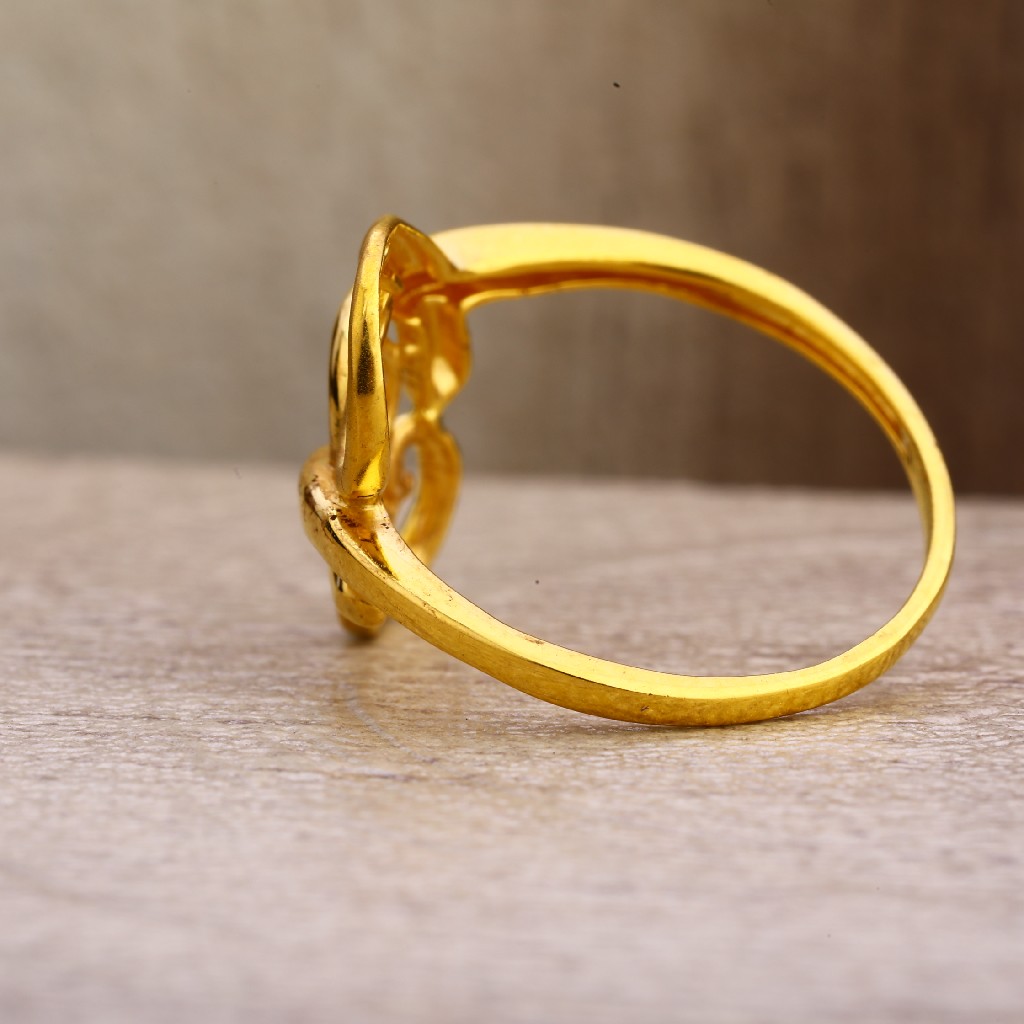 22Kt  Gold Classic Hallmark Plain Ring LPR271