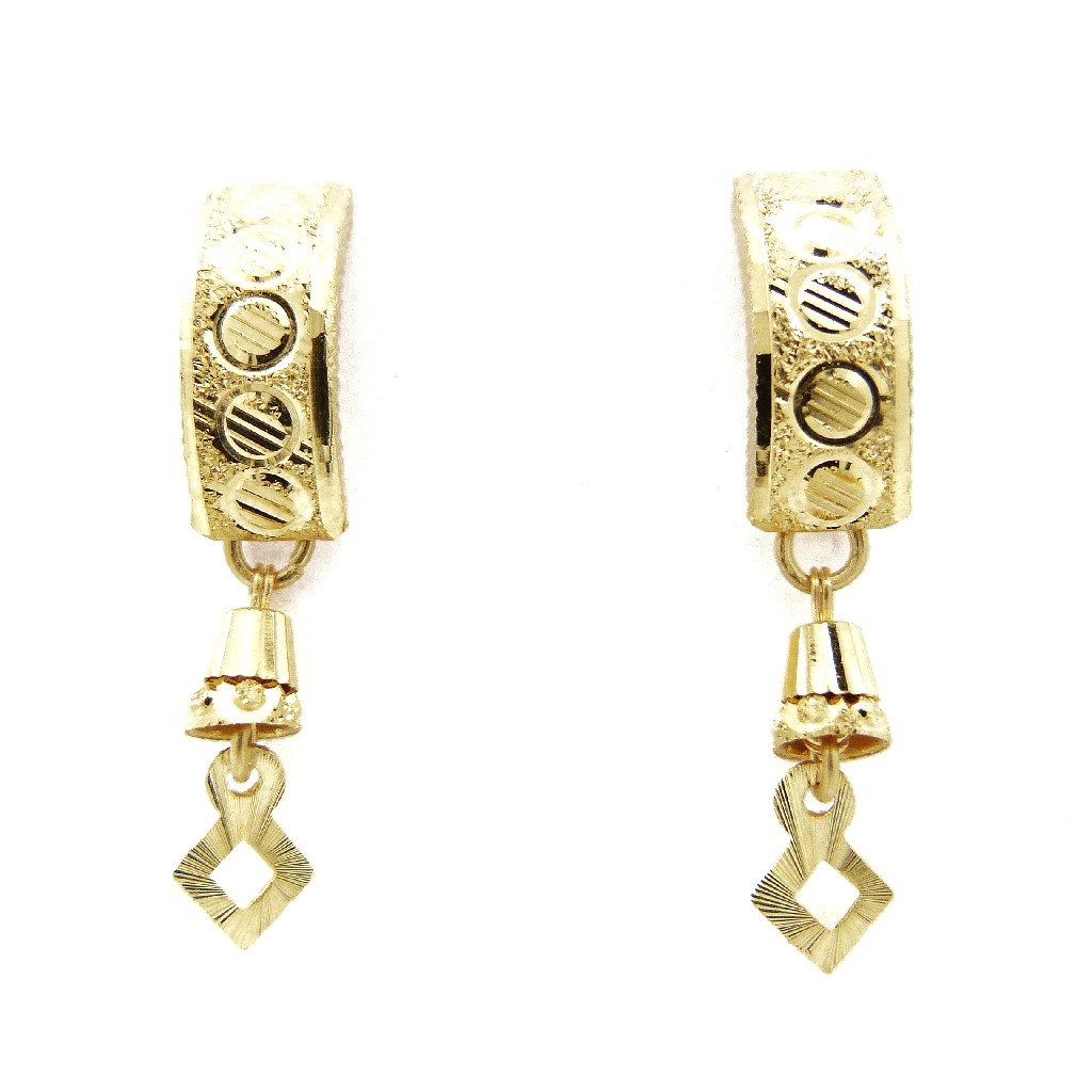 22K gold fancy earring