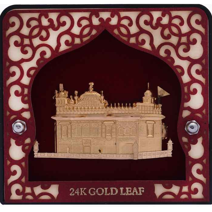 Golden Temple 24K Gold Leaf Frame MGA - AGE0186