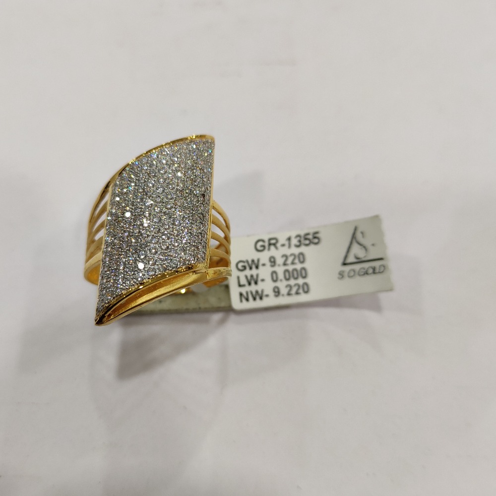 916 Gold Diamond Women Ring SOG-R001