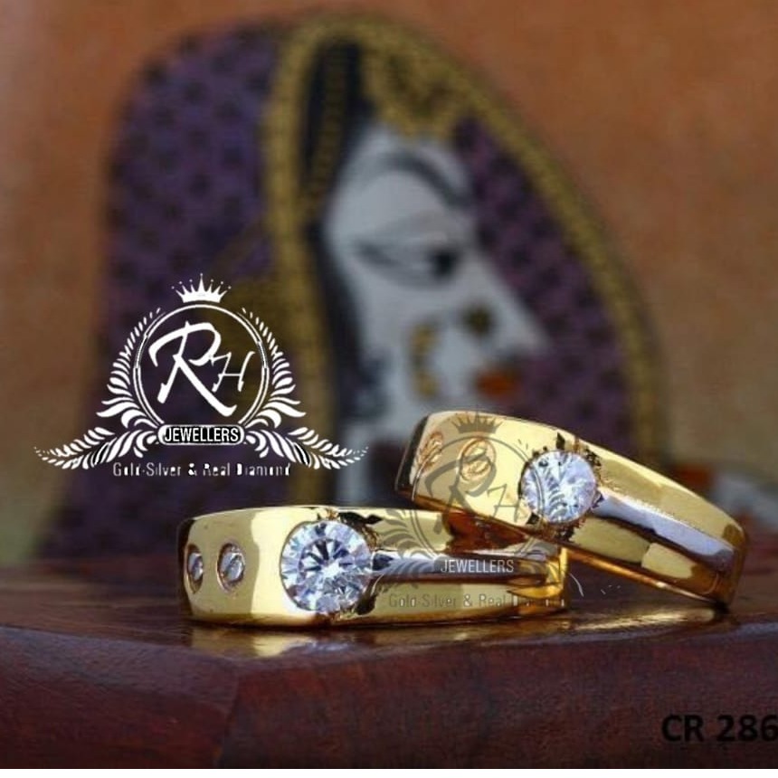 22 carat gold fancy couple rings RH-CR810