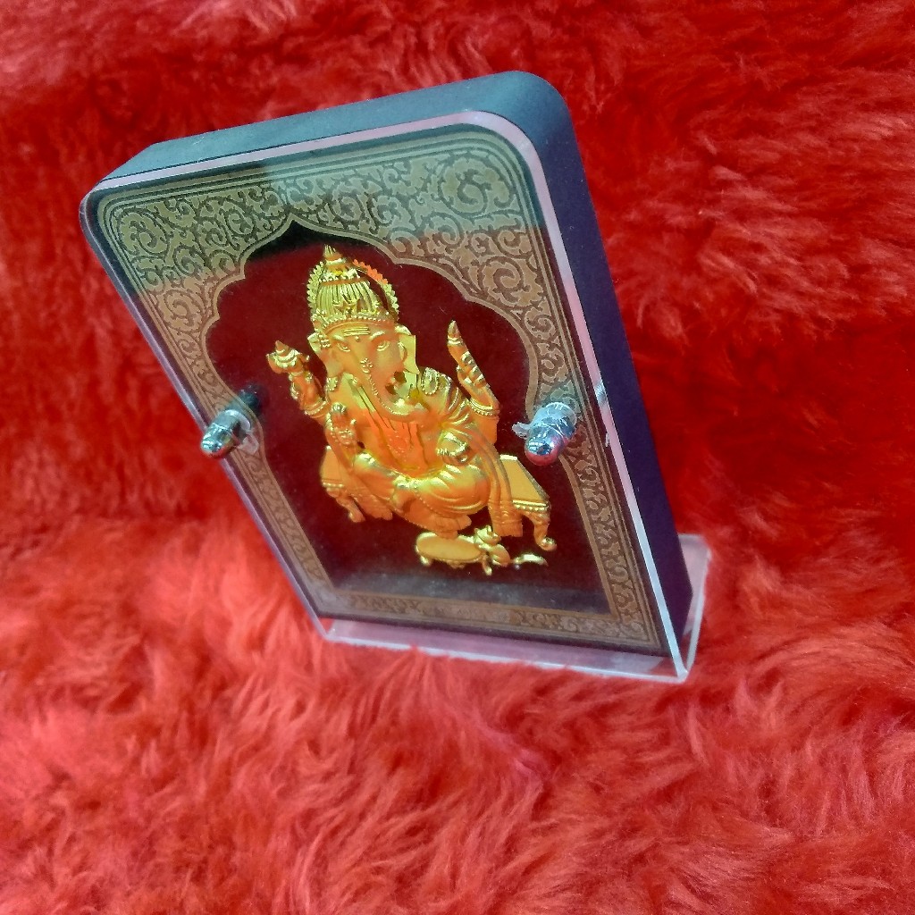 24KT Gold Leaf Ganesh ji Gift article