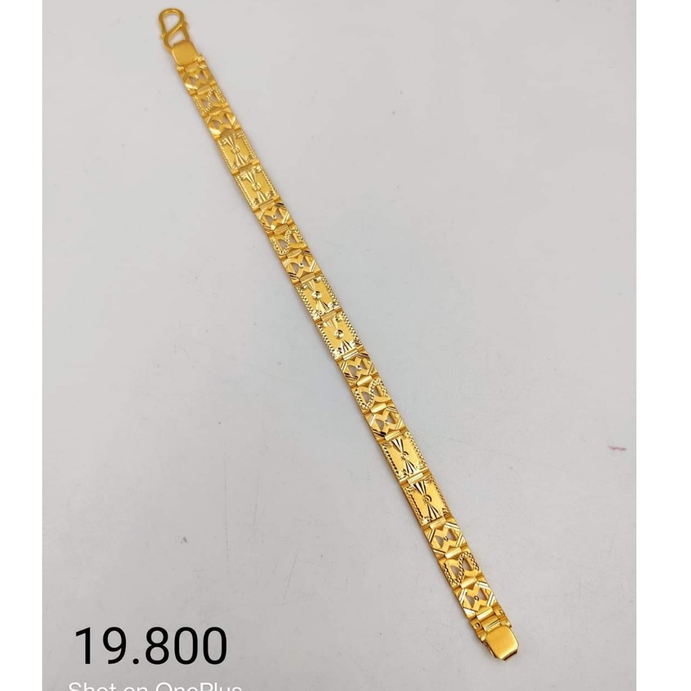 22 carat gold gents bracelet RH-GB514