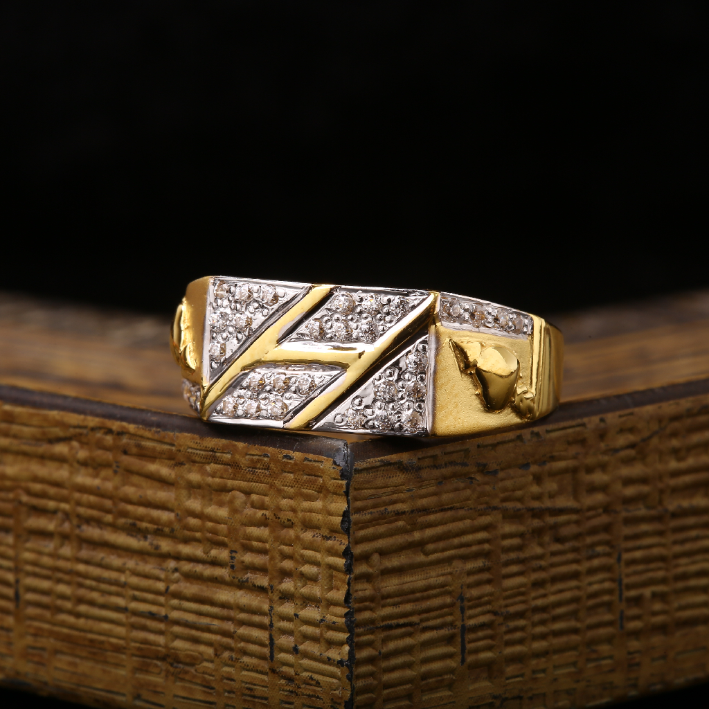 22ct Cz Gents Rings