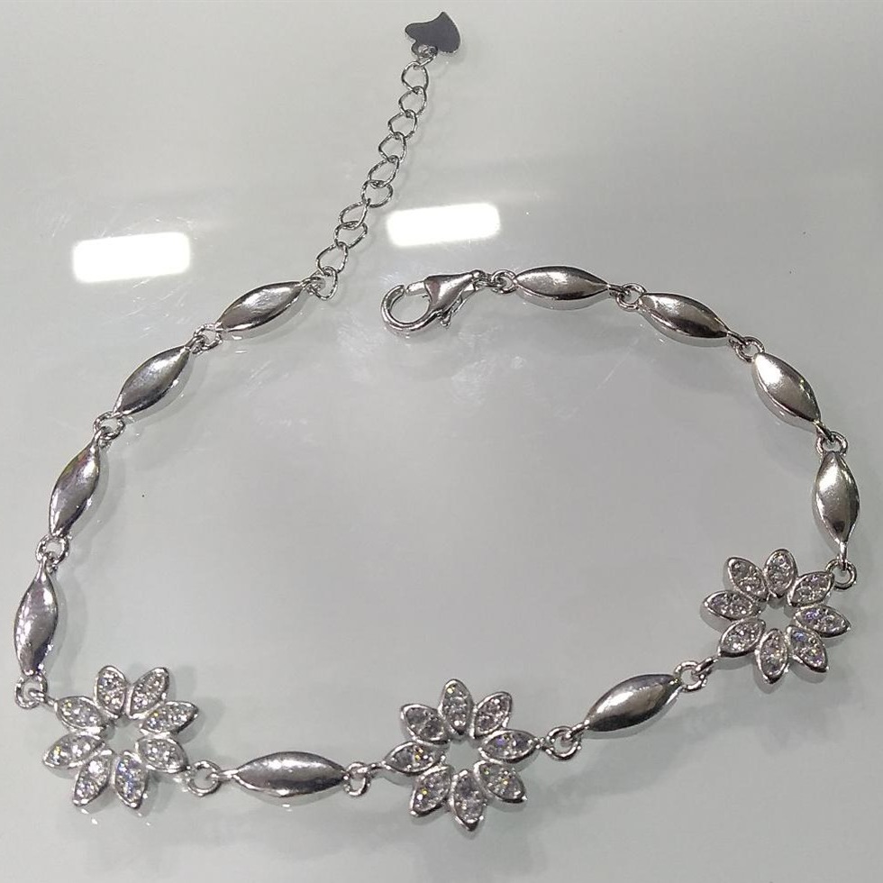 Silver Diamond Set 100ct Tennis Bracelet