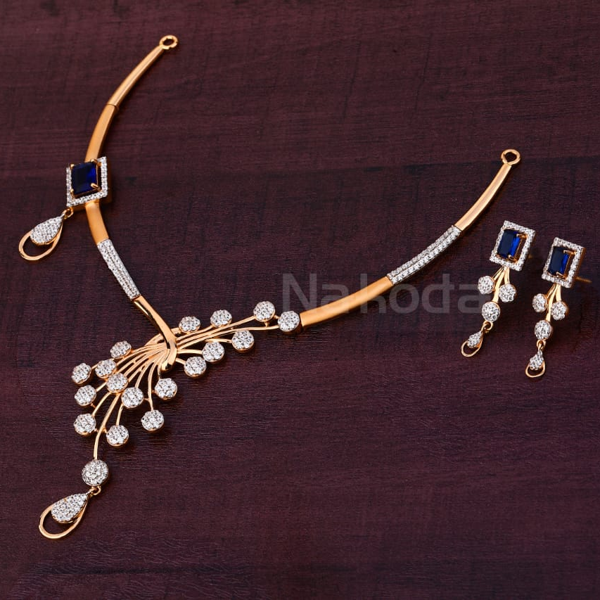 750 Rose Gold Ladies Gorgeous Necklace set RN385