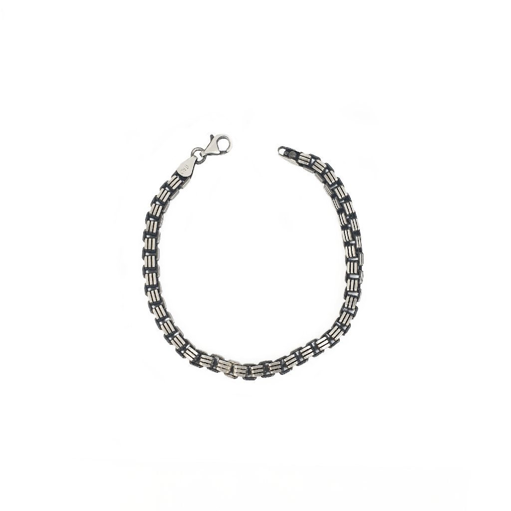 Oxidised Bracelet In 925 Sterling Silver MGA - BRS2451