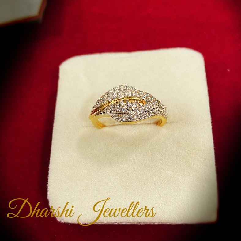 22K Gold Diamond designer Ring