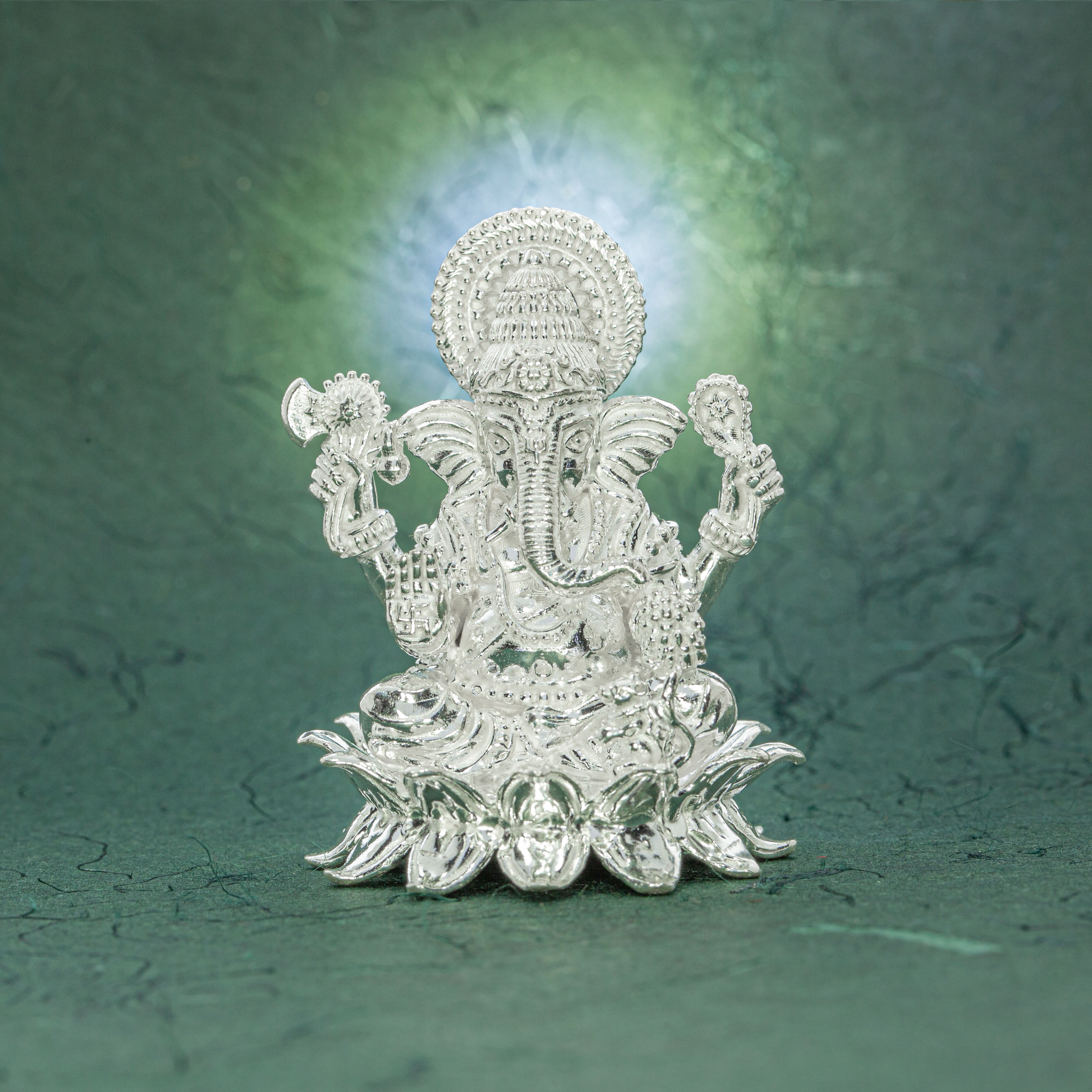 Wholesaler of Silver ganpati bappa idol Jewelxy 219926