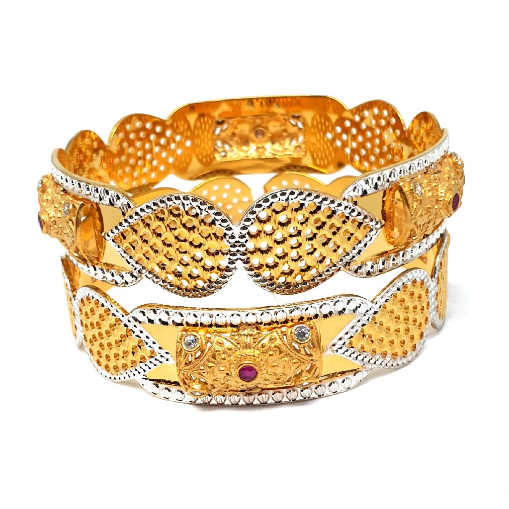 Showroom of 1 gram gold forming bangles mga - gf0054 | Jewelxy - 88559