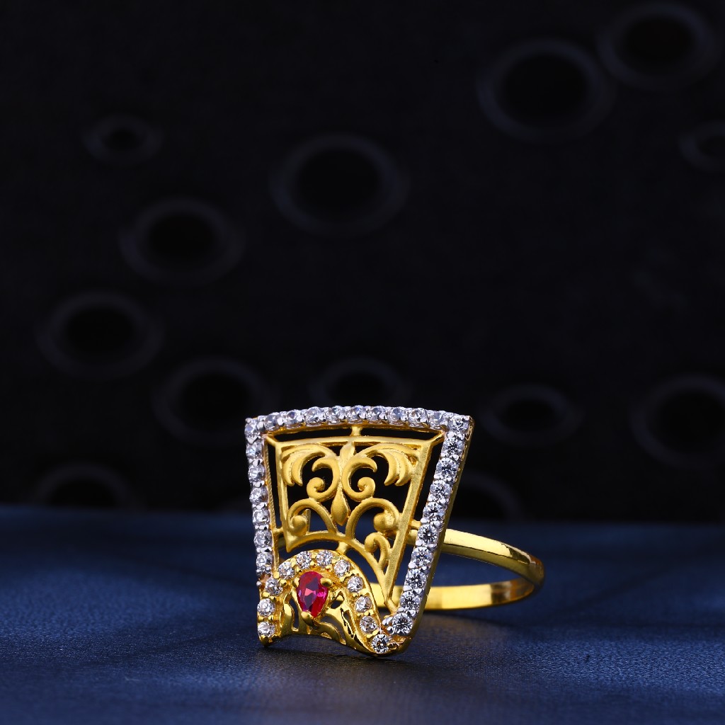 14K/18K Solid Gold Louis Vuitton Style Ring | Uverly 14K Gold / Yellow / 13