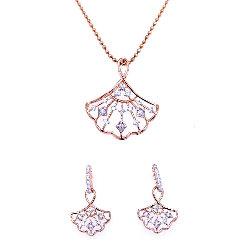 Precious Metal Plated Sterling Silver Cubic Zirconia Necklace and Earrings  Set | Michael Kors