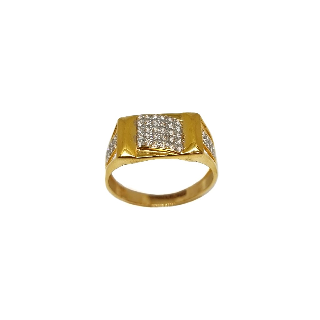 22K Gold Designer Gents Ring MGA - GRG0252