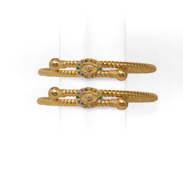 22 carat Gold Copper Bachha Kadli