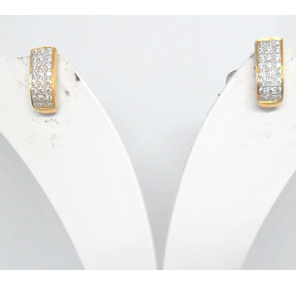22KT / 916 Gold fancy casual CZ Earrings for ladies BTG0357