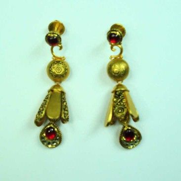 916 antique kundan  earrings akm-er-009