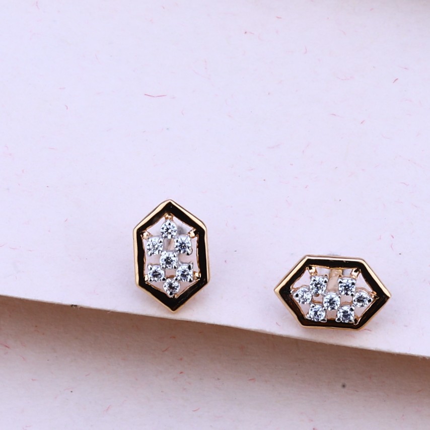 18CT Rose Gold Diamond Fancy Pendant Set RPS133