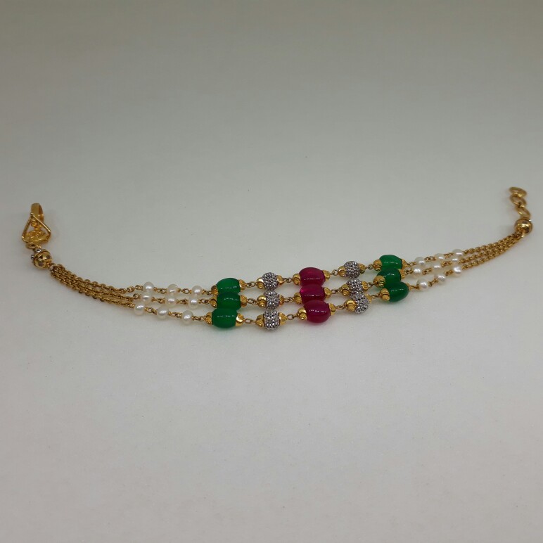 22Ct Multi Colour Ladies Bracelet lk/37/33
