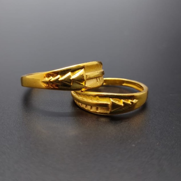 22 ct gold couple ring