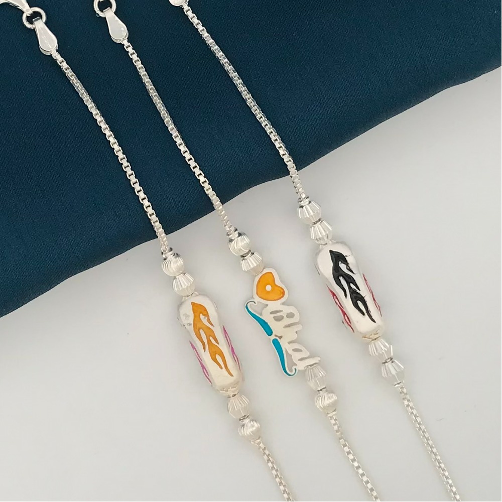 925 Silver Fancy Design Rakhi's
