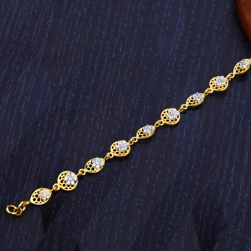 Ladies 916 Gold Bracelet-LB105