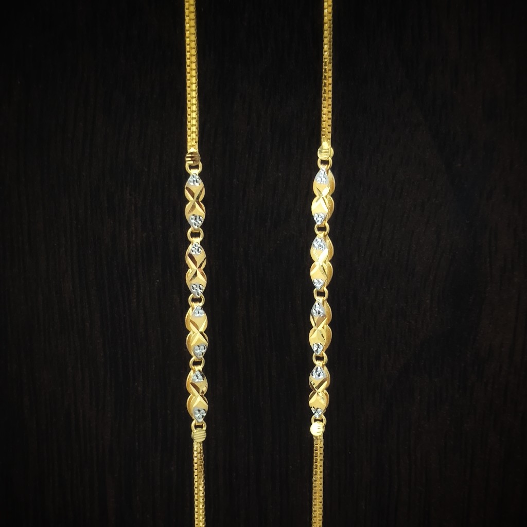 22 carat gold fancy ladies chain