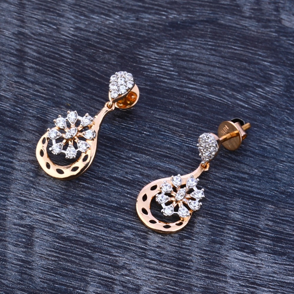 18Ct Rose Gold Delicate Hallmark Ladies Necklace Set RN178