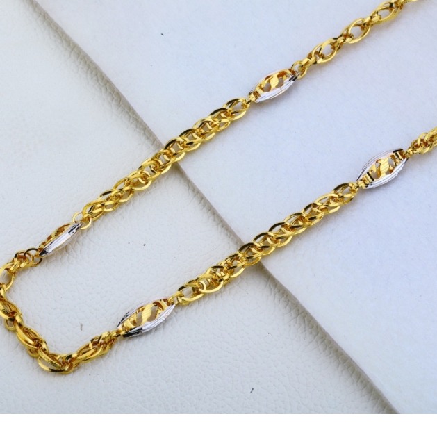 22 carat gold fancy mens choco chain RH-GC569
