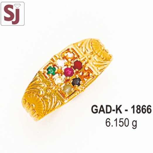 Buy quality Navagraha Gents Ring Diamond GAD-K-1866 in Ahmedabad