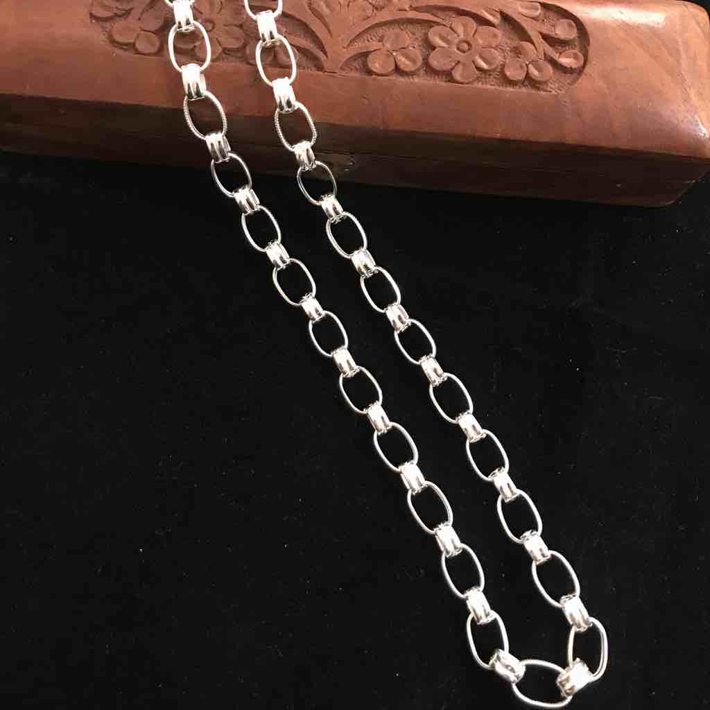 925 silver Indo Italian Hollow chain