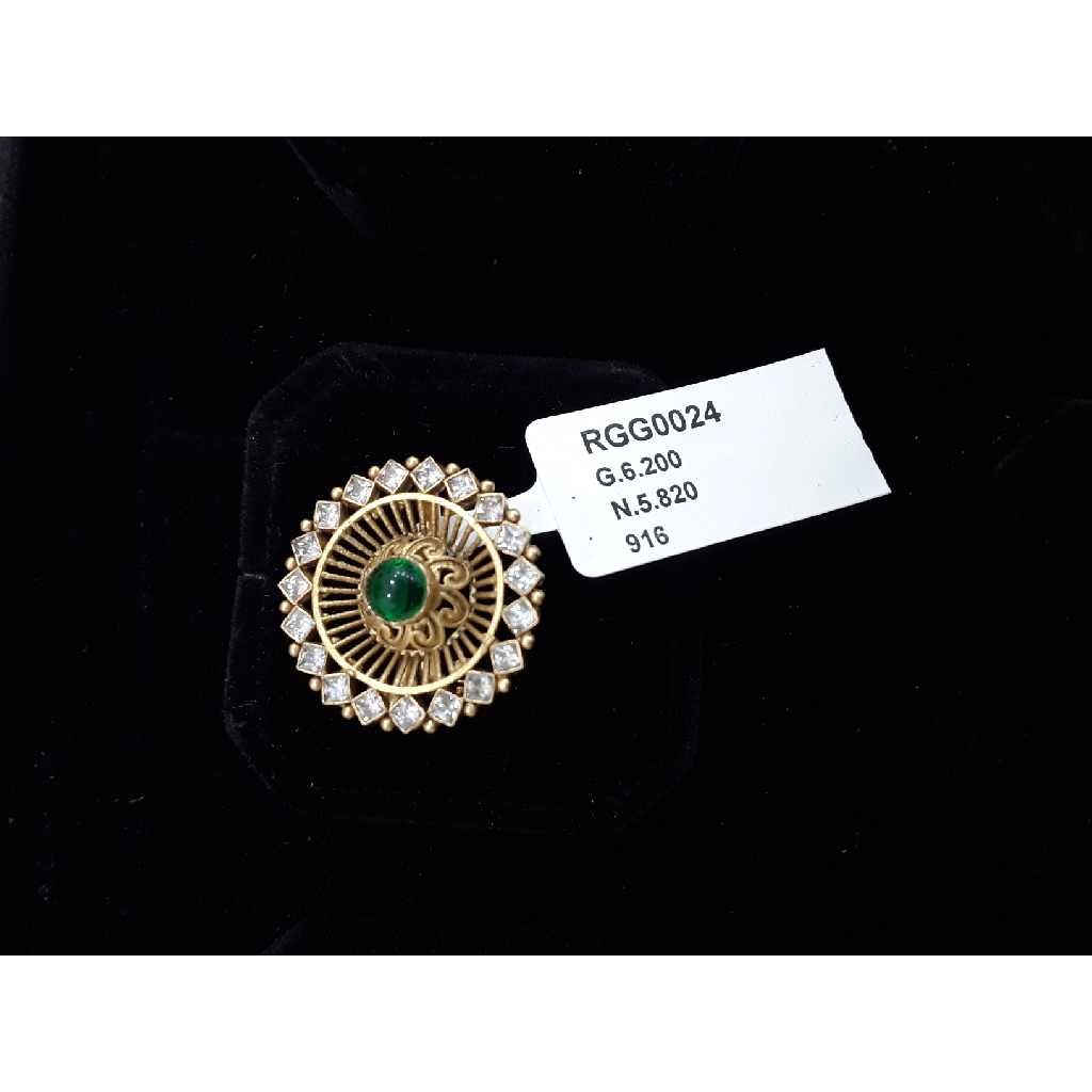 916 Antique  Fancy Gold Ring