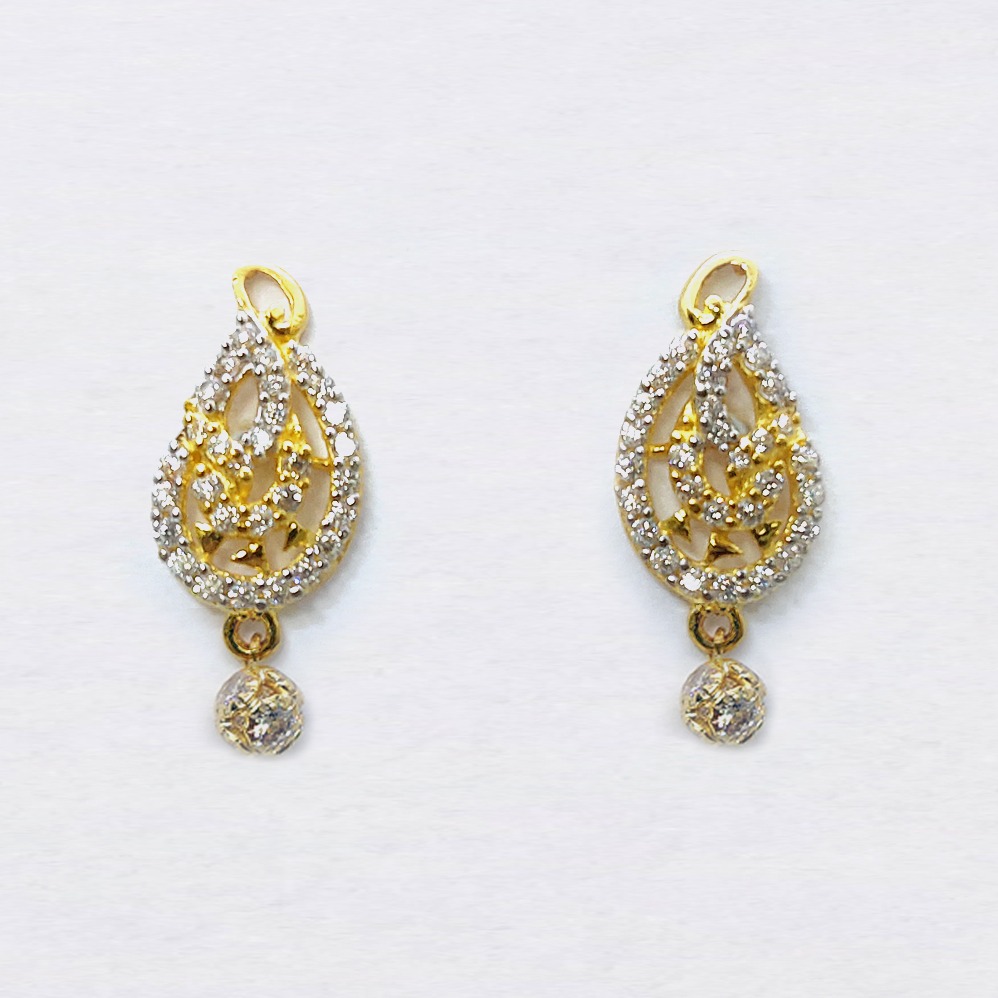 22KT Gold CZ Pendant Set SK-PS005